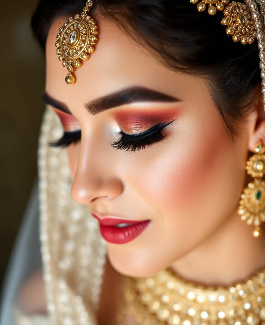 Bridal makeup artistry