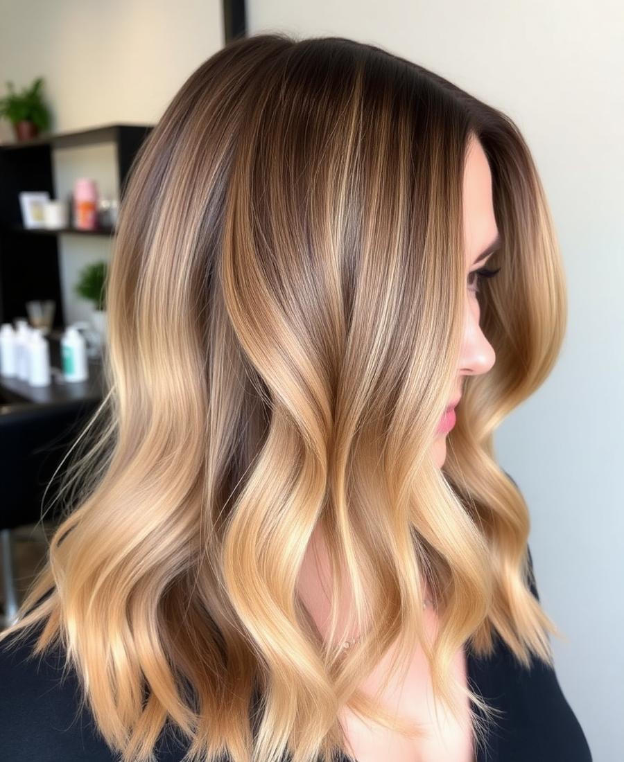 Hair coloring transformation
